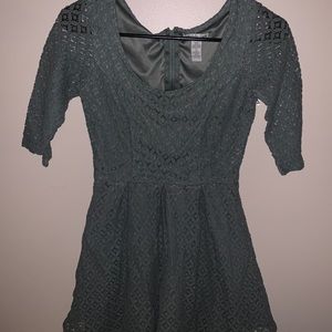 Charlotte russe green dress